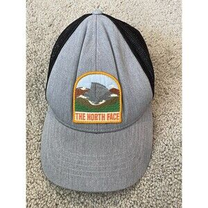 The North Face Classic‎ Fit Trucker Gray/ Black Mesh Cap